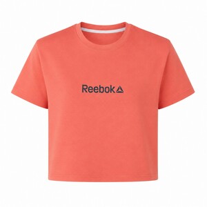 کراپ آستین کوتاه طرح Reebok