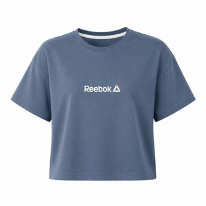کراپ آستین کوتاه طرح Reebok