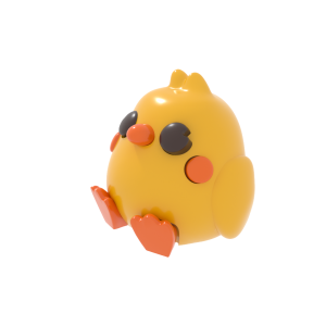 آویز جوجه زرد