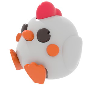 آویز مرغ - راست