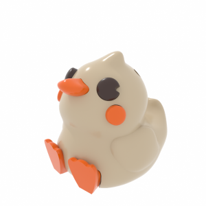 آویز جوجه اردک سفید