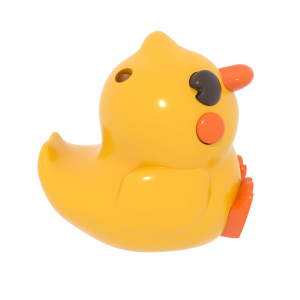 آویز اردک زرد - چپ