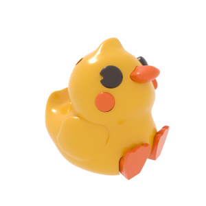 آویز جوجه اردک زرد