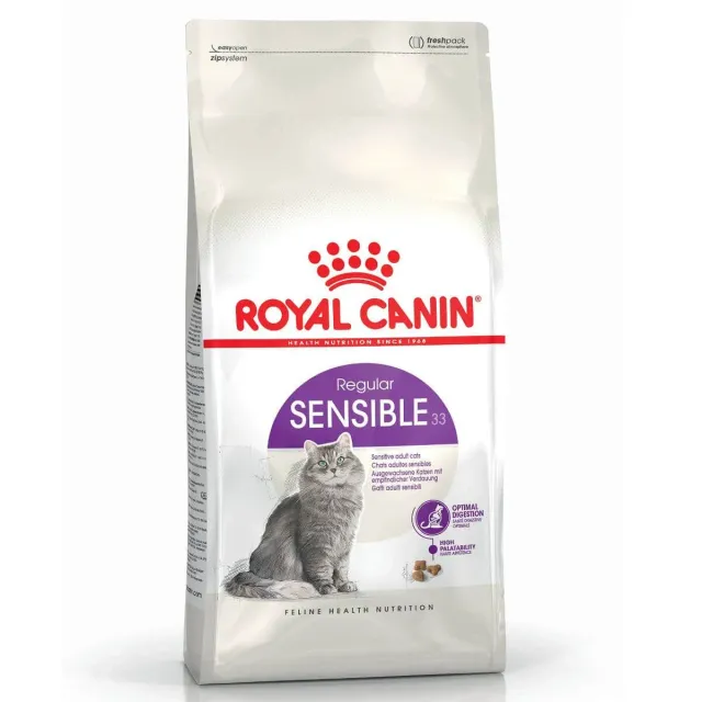 غذای خشک گربه رویال کنین سنسیبل Royal Canin Sensible 33 Adult Dry Cat Food