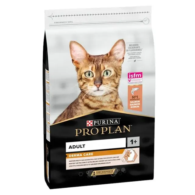 غذای خشک گربه بالغ پروپلن Derma Care با سالمون مناسب پوست و مو Purina Pro Plan Adult Derma Care