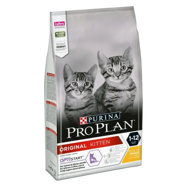 غذای خشک بچه گربه پروپلن Original Kitten OptiStart با مرغ Purina Pro Plan Kitten