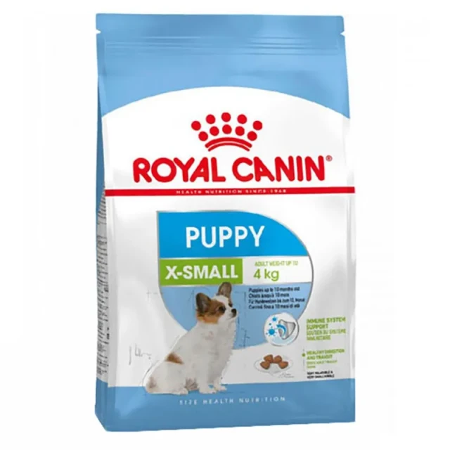 غذای خشک توله سگ نژاد خیلی کوچک رویال کنین X-Small Puppy Royal Canin