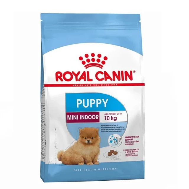 غذای خشک توله سگ نژاد کوچک رویال کنین Mini Indoor Puppy Royal Canin