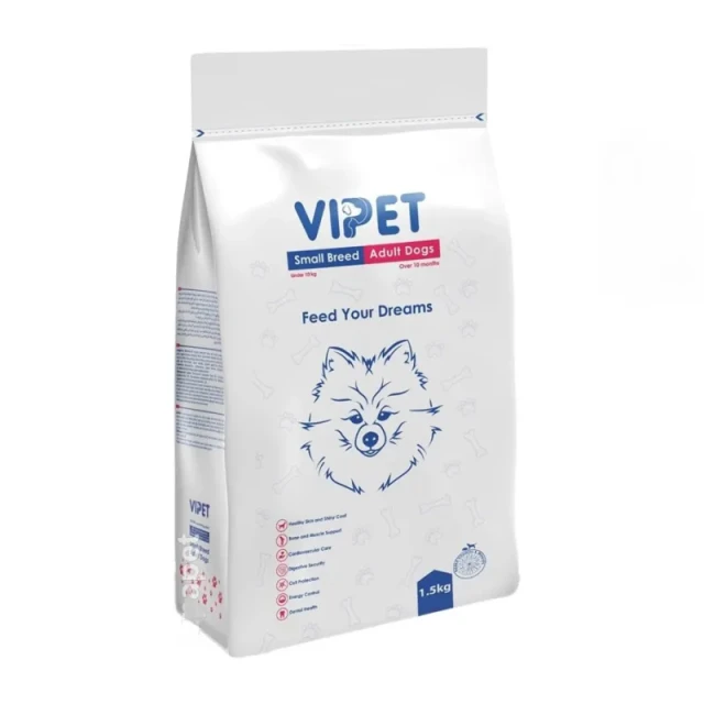 غذای خشک سگ بالغ نژاد کوچک وی پت  Vipet Small Breed Adult Dogs
