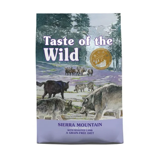غذای خشک سگ تیست آف د وایلد Sierra Mountain با بره کبابی Taste of the Wild