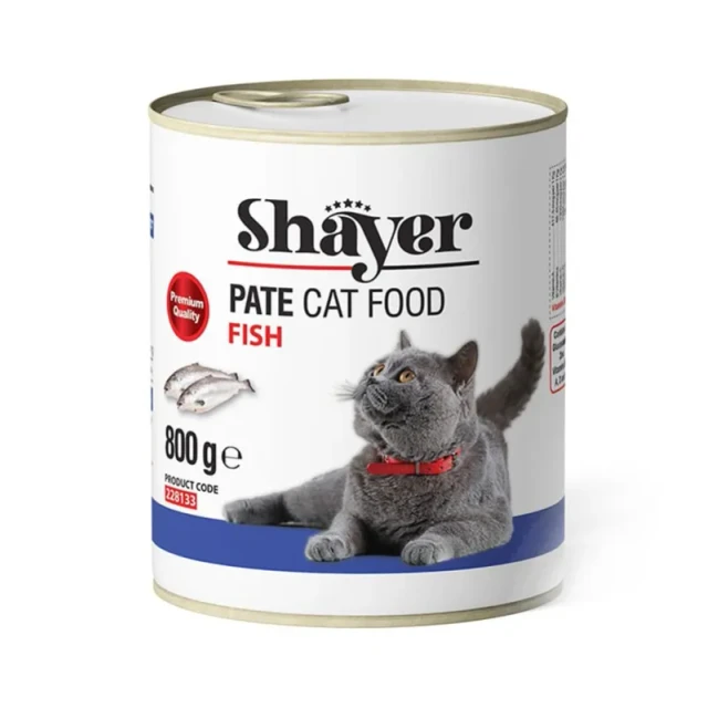 کنسرو پته گربه بالغ شایر با طعم ماهی  Shayer Pate Cat Food Fish