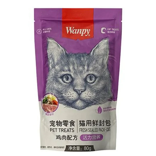 پوچ تشویقی گربه ونپی با طعم مرغ Wanpy Chicken Formula Fresh Sealed Pack
