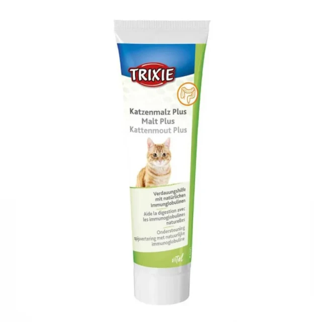 خمیر مالت پلاس گربه تریکسی حاوی ایمونوگلوبولین طبیعی، مناسب کنترل گلوله مو TRIXIE Cat Malt Plus with Natural Egg Immunoglobulins