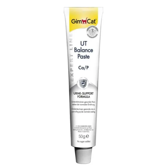 خمیر یورینری گربه جیم‌کت مخصوص حمایت از سلامت دستگاه ادراری GimCat Expert Line UT Balance Paste Urinary Support