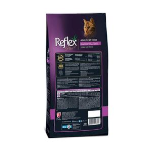 غذای خشک گربه بالغ رفلکس پلاس گورمت با طعم مرغ Reflex Plus Gourmet