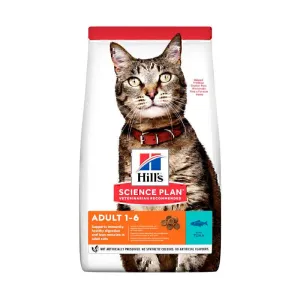 غذای خشک گربه بالغ هیلز با ماهی تن Hill’s Science Plan Adult 1–6 with Tuna