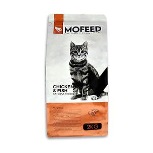 غذای خشک گربه بالغ مفید با مرغ و ماهی ۲ کیلوگرم Mofeed Chicken & Fish Adult Indoor