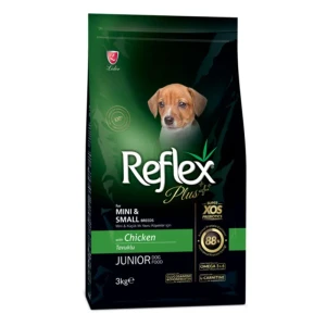 غذای خشک توله سگ نژاد کوچک رفلکس پلاس با مرغ  Reflex Plus Mini & Small Breed Puppy