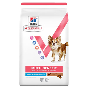 غذای خشک سگ بالغ نژاد کوچک هیلز Vet Essentials Multi-Benefit با بره و برنج Hill’s Small & Mini Adult 1–6 Lamb & Rice