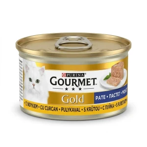 کنسرو پته گربه بالغ پورینا گورمت گلد با مرغ  Purina Gourmet Gold Pâté Chicken