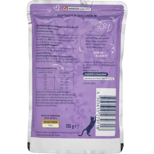 پوچ گربه بالغ وینستون با طعم سالمون در سس خامه‌ای Winston Adult Cat Pouch with Salmon in Cream Sauce
