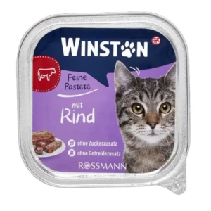 ووم گربه بالغ وینستون Feine Pastete با طعم گوشت گاو Winston Feine Pastete Adult Cat Food with Beef