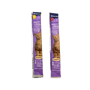 بستنی گربه وینستون Schleckerli با طعم گوشت گاو و پنیر Winston Schleckerli Beef & Cat Grass / Cheese & Taurine