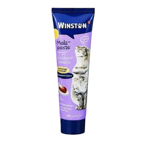 خمیر مالت گربه وینستون با پوسته پسیلیوم   Winston Malt Paste with Psyllium Husks for Cats