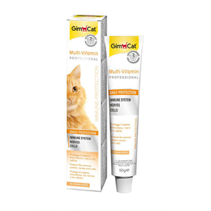 خمیر مولتی‌ ویتامین گربه جیم‌کت تقویت سیستم ایمنی GimCat Multi-Vitamin Paste Professional