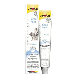 خمیر مولتی‌ویتامین بچه‌گربه جیم‌کت فرمول رشد متعادل GimCat Kitten Paste Expert Line Balanced-Growth Formula