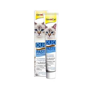 خمیر مولتی‌ ویتامین گربه جیم‌کت با طعم ماهی تن و ۱۲ ویتامین GimCat Duo Paste Multi-Vitamin with Tuna & 12 Vitamins
