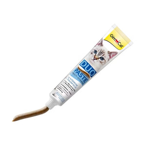 خمیر مولتی‌ویتامین گربه جیم‌کت با طعم ماهی تن و ۱۲ ویتامین GimCat Duo Paste Multi-Vitamin with Tuna & 12 Vitamins