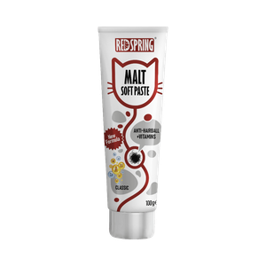 خمیر مالت ضد گلوله مویی گربه رداسپرینگ مدل کلاسیک بدون طعم  RedSpring Malt Soft Paste Classic Anti-Hairball