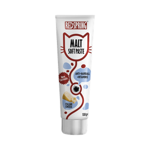 خمیر مالت ضد گلوله مویی گربه رداسپرینگ با طعم پنیر ایتالیایی RedSpring Malt Soft Paste Italian Cheese Anti-Hairball