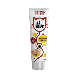 خمیر مالت ضد گلوله مویی گربه رداسپرینگ با طعم مرغ RedSpring Malt Soft Paste Chicken Flavor Anti-Hairball