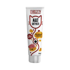 خمیر مالت ضد گلوله مویی گربه رداسپرینگ با طعم گوشت بره RedSpring Malt Soft Paste with Lamb Flavor