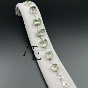 دستبند نقره زبرجد (Peridot)