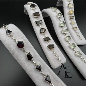دستبند نقره زبرجد (Peridot)