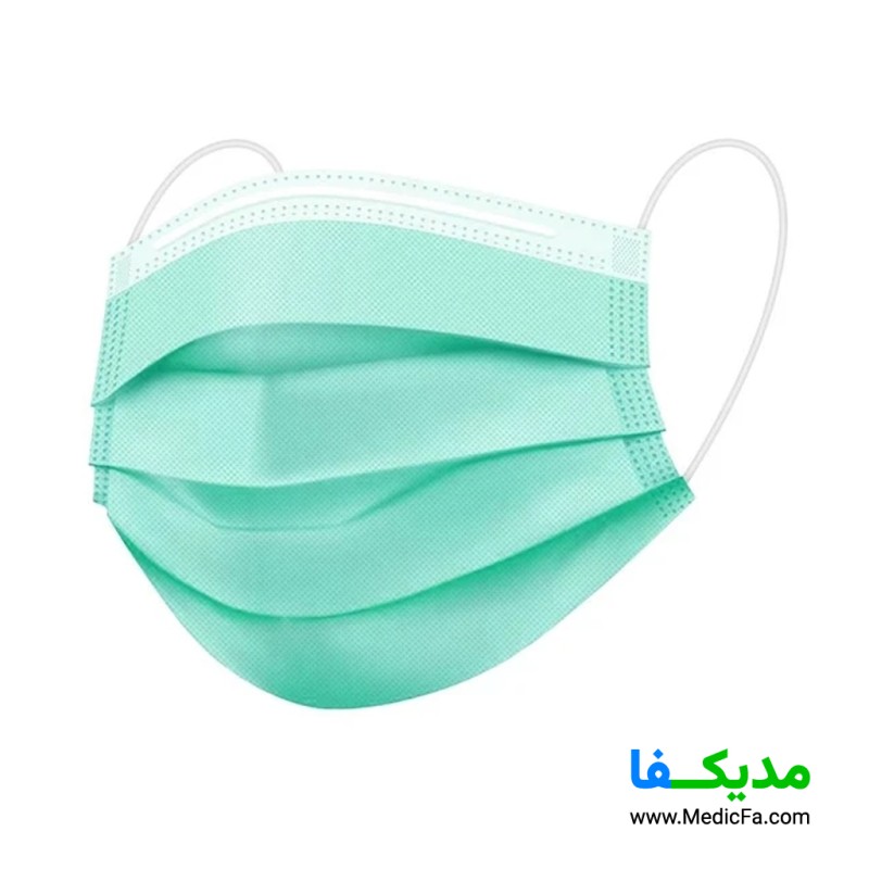 ماسک تنفسی سه لایه بسته 10 عددی