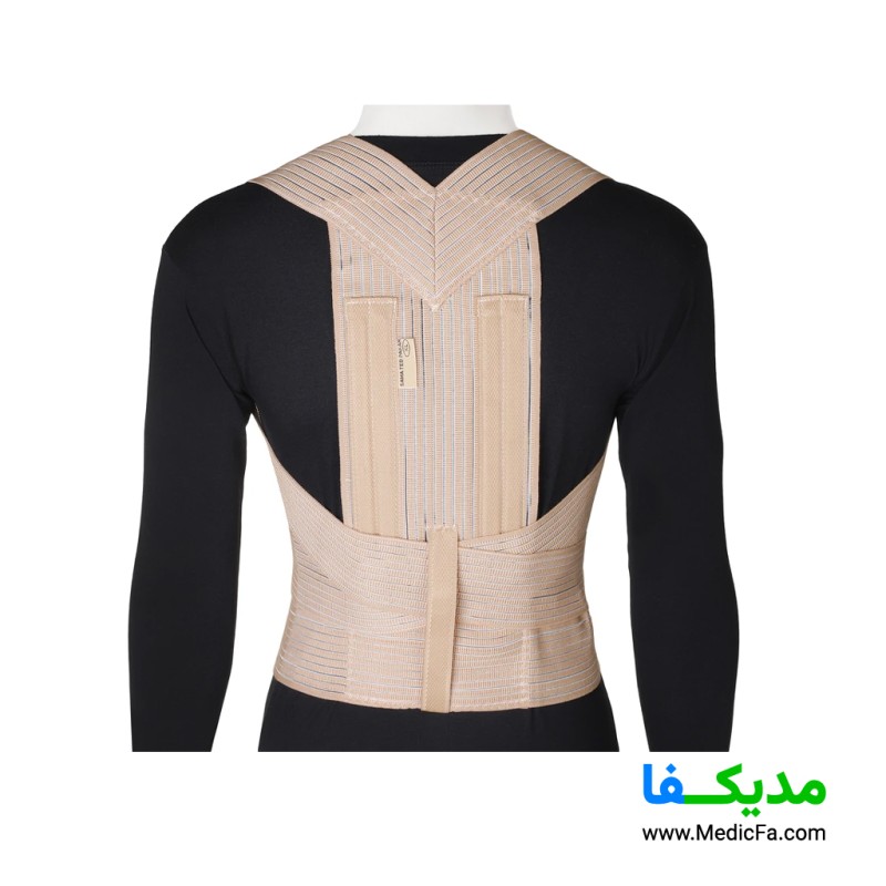 قوزبند با کش تنفسی (همراه با پد شانه ای) سما طب پاکان مدل 4035
