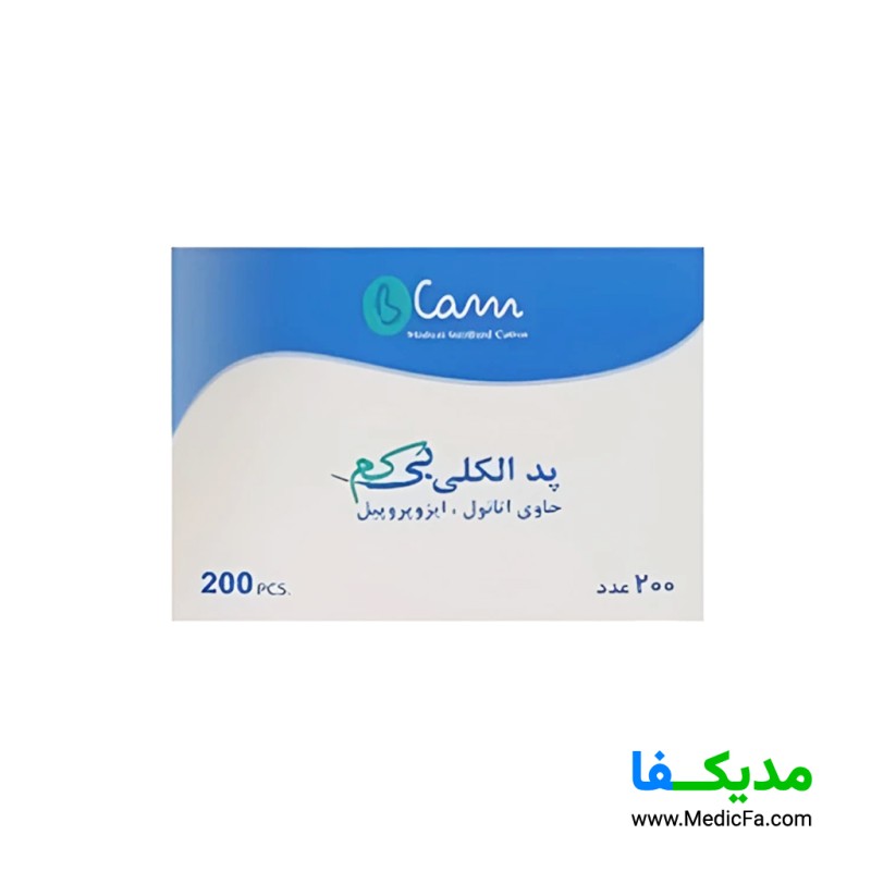 پد الکلی بی کم کد 01 بسته 200 عددی