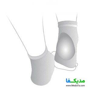 قوزک بند پارچه ای سیلیکونی اتسی مدل TH021