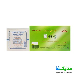 گاز استریل شکیب مدل 10×10 بسته 150 عددی