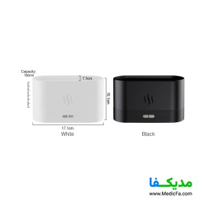 دستگاه بخور سرد و رطوبت ساز مدل شعله آتش-مشکی