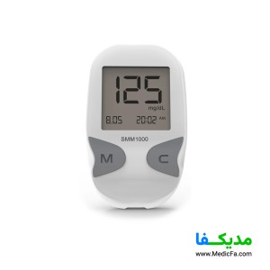 دستگاه تست قند خون دیابان مدل SMM 1000 به همراه نوار تست قند خون 25 عددی