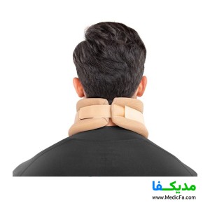 گردنبند طبی اسفنجی نیمه سخت سما طب پاکان مدل 1021 (بلند)