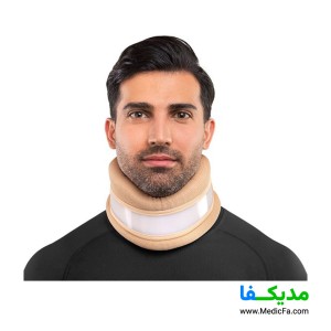 گردنبند طبی اسفنجی نیمه سخت سما طب پاکان مدل 1021 (بلند)