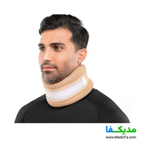 گردنبند طبی اسفنجی نیمه سخت سماطب پاکان مدل 1021