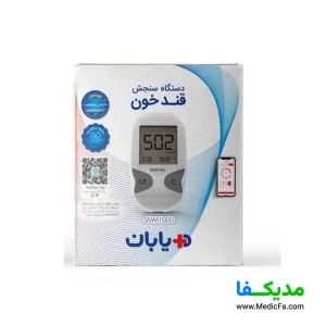 دستگاه تست قند خون دیابان مدل SMM 1000 به همراه نوار تست قند خون 25 عددی