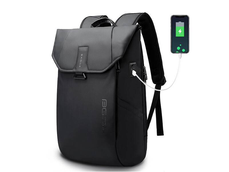 خرید کوله پشتی یو اس بی دار ضد آب بنج BANGE BG-2575 Anti Theft Backpack USB Charging
